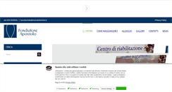 Desktop Screenshot of fondazioneapostolo.it